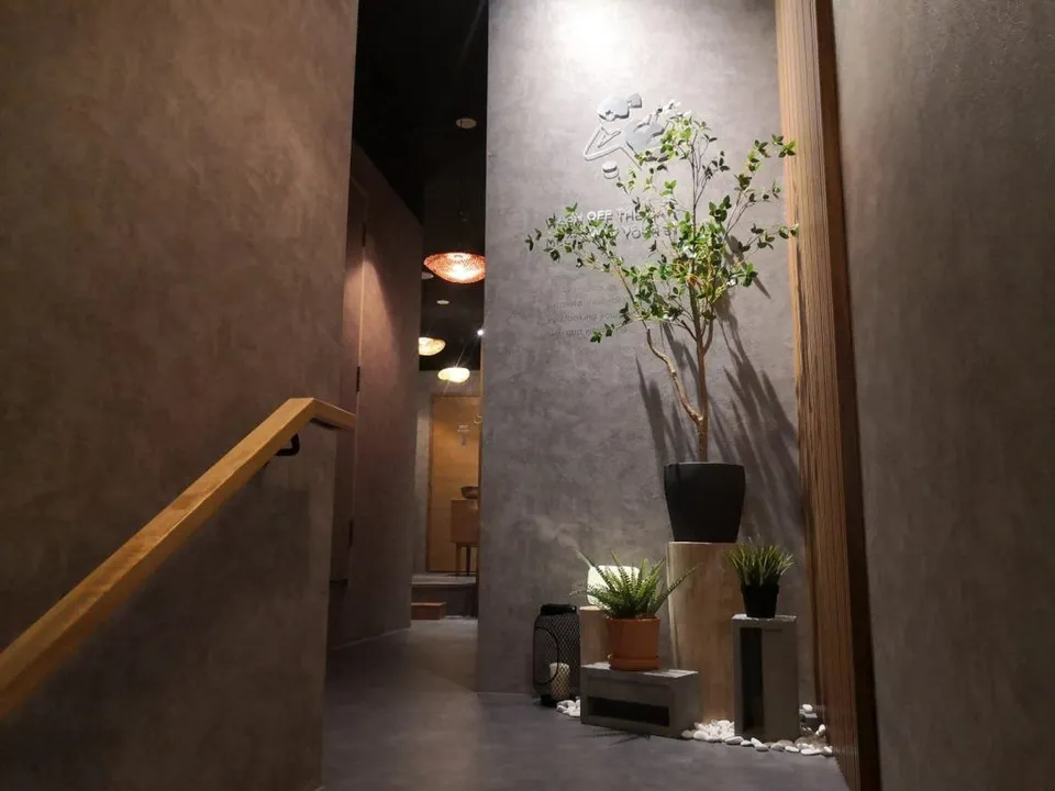 Going up into Urban Retreat Spa